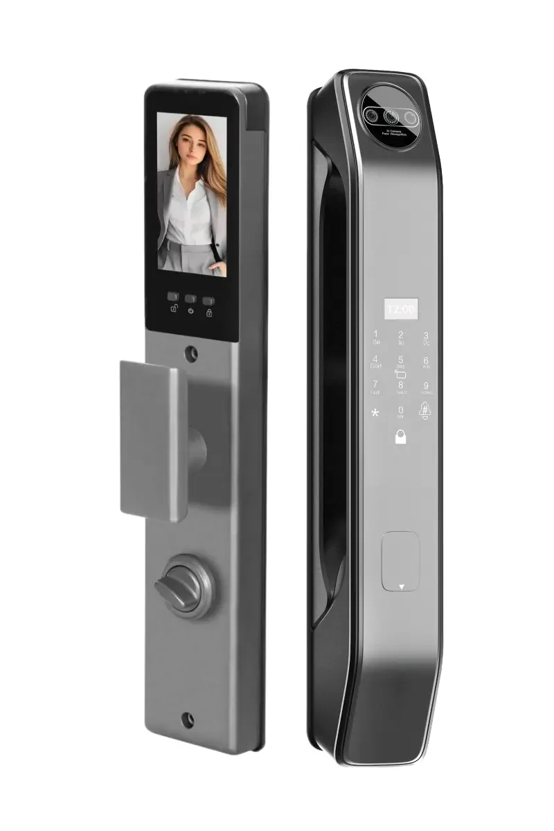 Koresan Smart AK3+ akıllı kilidin dış ve iç paneli